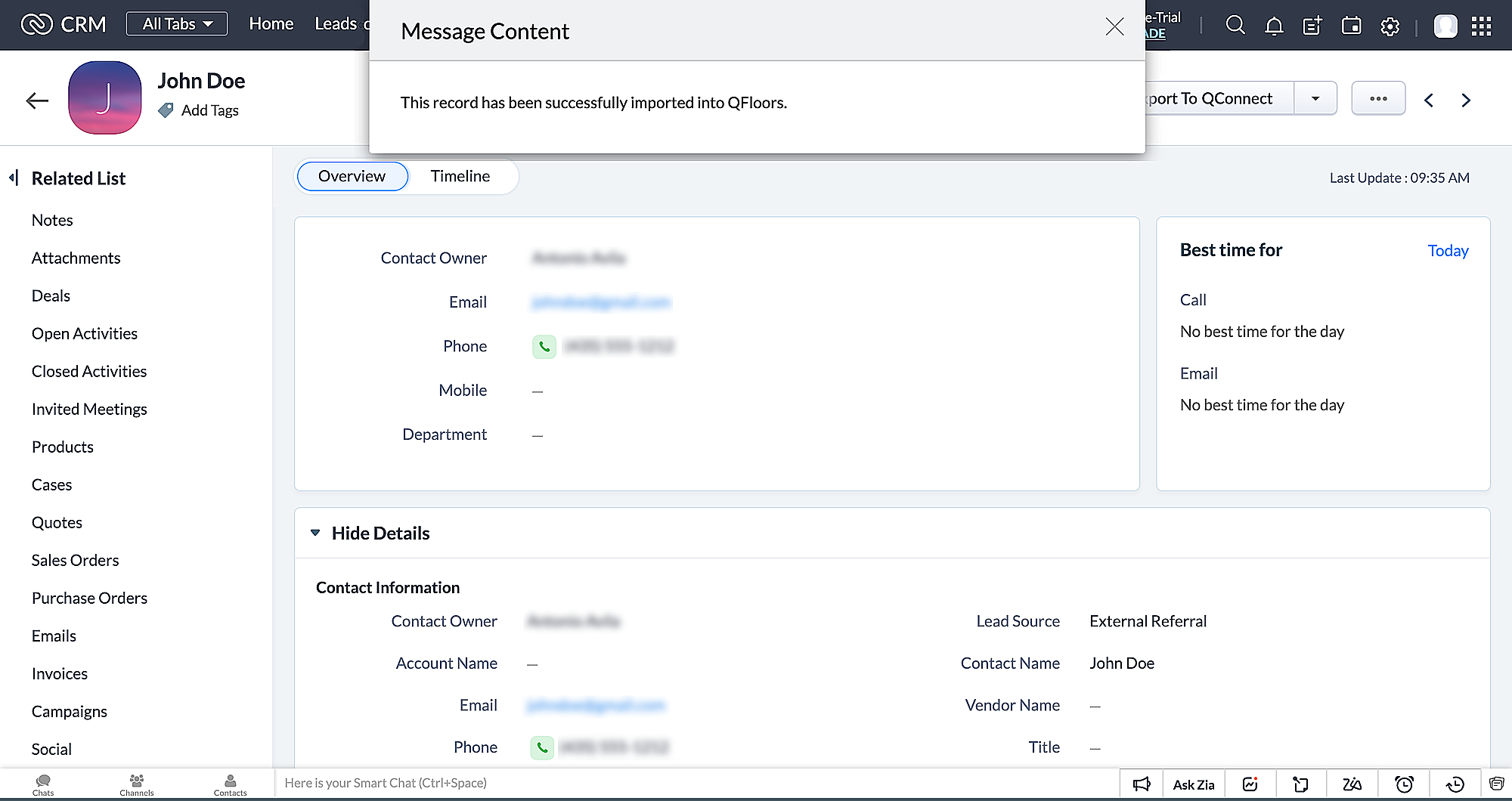 Qfloors Login QPro Setup: Customer & Vendor Accounts, Contact Manager