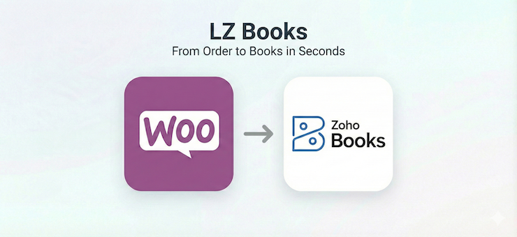 LZ Books - WooCommerce Extension for Zoho Books icon — #15 highest rated app on Zoho Marketplace