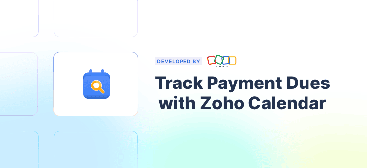 Track Payment Dues with Zoho Calendar for Zoho Billing — Zoho app icon